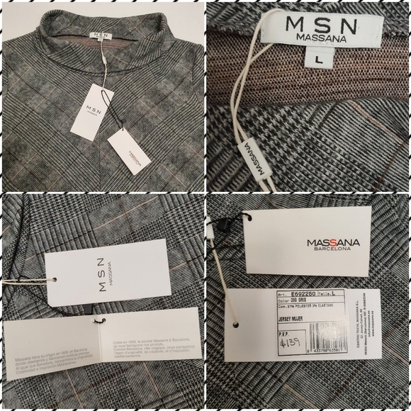 MASSANA MSN | Cowl Neck Fleece l AU 12 l NWT l Missing drawstring for the neck - Picture 15 of 16